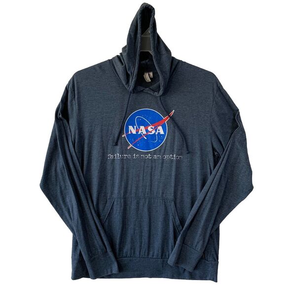 Techstyles Sportswear Nasa Hoodie Adult Large Pullover Failure Is Not An Option - Picture 1 of 13